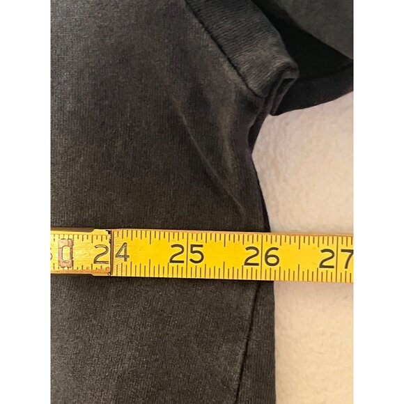 Vintage Vitriol Graphic Tee Skull & Flames Design Black Red Unisex X-Large - Picture 9 of 10